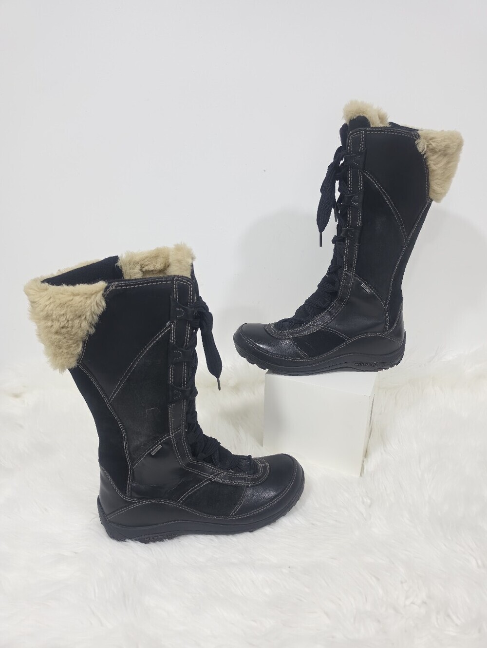 Merrell Prevoz Waterproof Primaloft Women’s Winter Boots Black Size 7.5